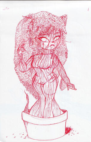 Materials: 15.75 x 19.69 inches, Procreate This picture was one of the projects for Portfolio Essential. The theme was around women’s body insecurity and to show the process of healing by representing a tree, which is what the tree is known for.