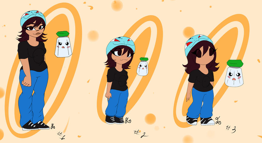 This was for a Lunchbox project (similar to Gamejam). My idea was to create a game about Influencers fighting viruses. Since NerdECrafter was one of the hosts, I used her as my first concept art to see which art style I should go with.