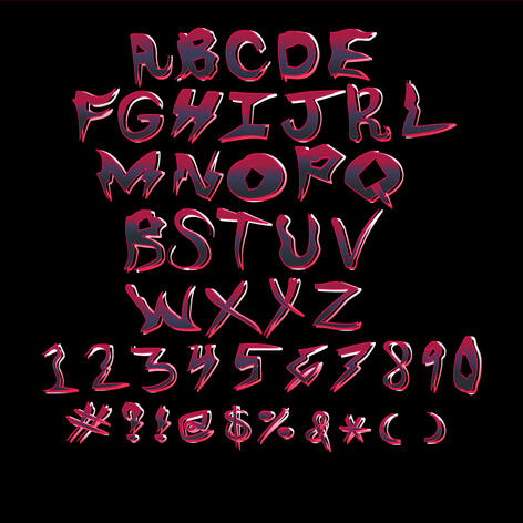 KSI Font (Inspired by his Album Dissimulation Deluxe)