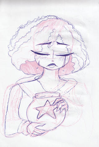 Materials: 11.87 x 15.75 inches, Procreate This picture was one of the projects for Portfolio Essential. The theme was grief and loss. This was also inspired by a song of the same title, Starlight by Unlike Pluto, and the death of my older brother.
