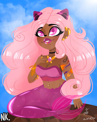 Collab with moth.deity (with colour), 2021